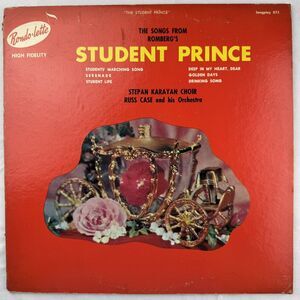 Student Prince NM Vinyl Lp Romberg Stepan Karayan Choir Rondolette Longplay 873